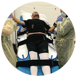 Chris Channon in hospital