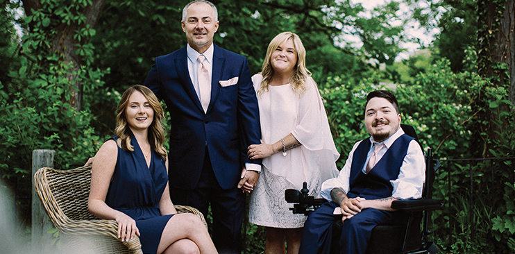 Christine Martz and family