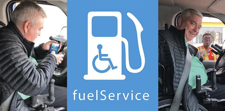 Fuel Service: Smartphone app for disabled drivers