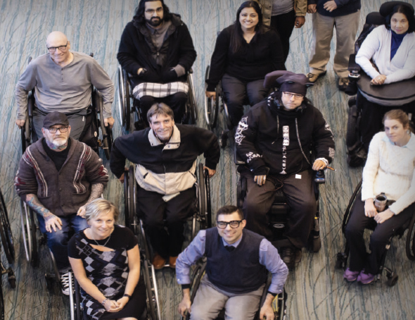 SCIO staff and community members at conference.