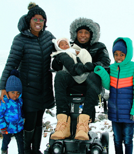 Wilson Libita and his family